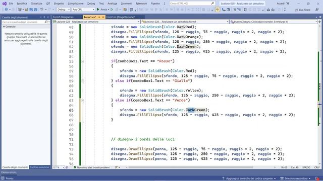 Programmare in C# - Lezione 029 - Costruiamo un semaforo 2 смотреть онлайн