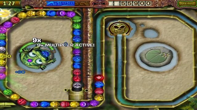 Zuma's Revenge! - Challenge (Medium) Rooster Rumble - Level 3 смотреть онлайн