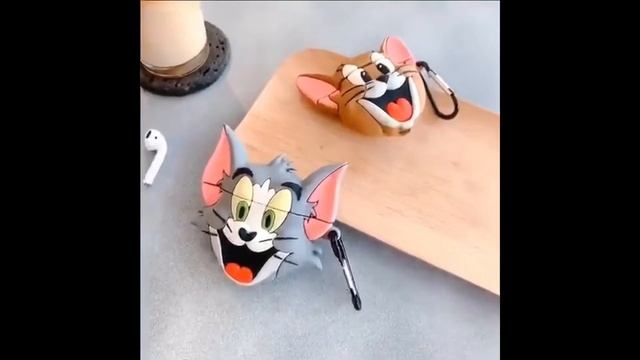 Tom cat & Jerry Mouse Apple Airpods case смотреть онлайн