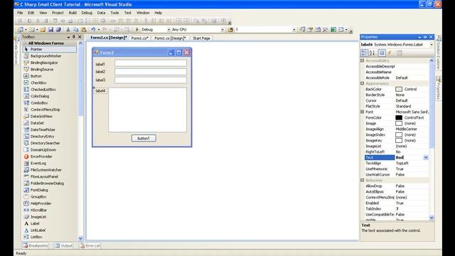 C Sharp Tutorial 10 (Email Client) смотреть онлайн