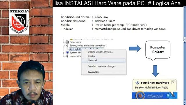 Analisa INSTALASI Hardware PC - LogAna HW Pertemuan ke14 - kuliah online Sekolah Tinggi Siliwangi смотреть онлайн