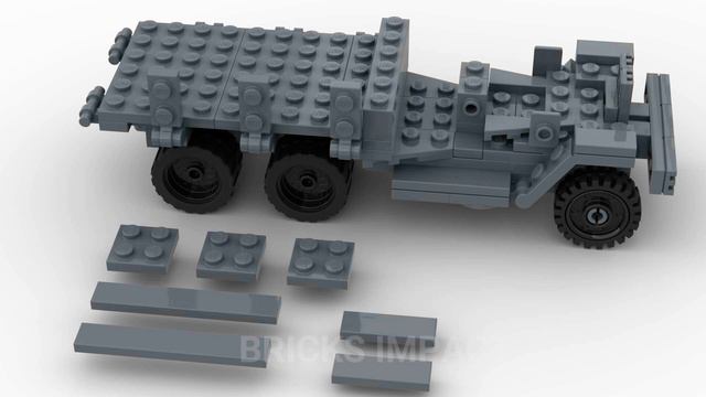 LEGO WW2 GAZ AAA RUSSIAN TRUCK TUTORIAL смотреть онлайн