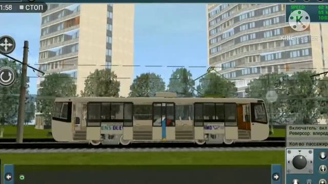Обзор на трамвай 71-616 в trainz Android смотреть онлайн