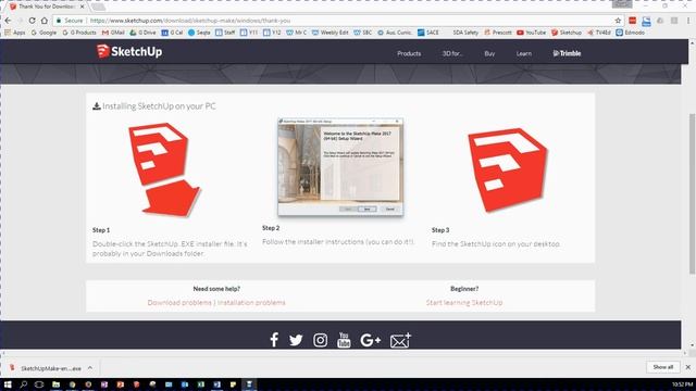 Download and Install Sketchup 2017 смотреть онлайн