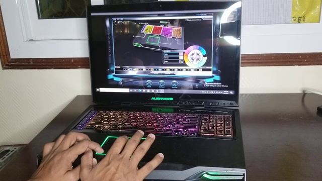 How to change RGB lights color of Alienware laptop смотреть онлайн