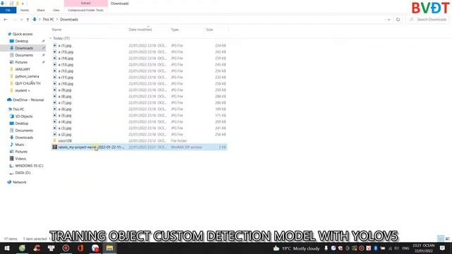 TRAIN CUSTOM DATA YOLOV5 | DẠY MÁY HỌC ĐỐI TƯỢNG TUỲ CHỈNH BẤT KỲ VỚI MÔ HÌNH YOLOV5 смотреть онлайн