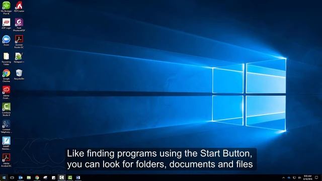 Windows 10 Search using the Start Button смотреть онлайн