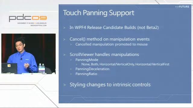 PDC 2009 Multi Touch on Microsoft Surface and Windows 7 for NET Developers смотреть онлайн