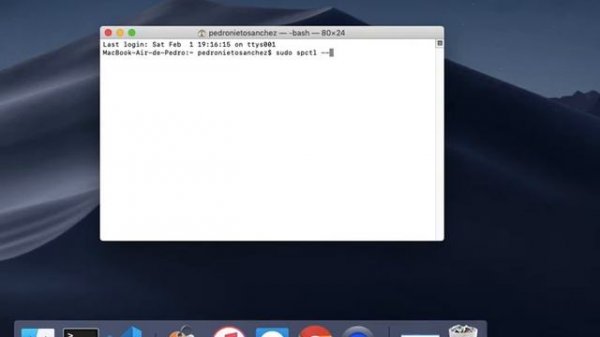 Instalación Worktocloud Desktop MacOs Sudo Master Disable
