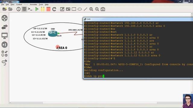 OSPFv.2 TOPOLOGY IN GNS3 in hindi/urdu || by NETWORKING PRACTICAL VIDEOS смотреть онлайн