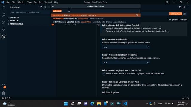 Visual Studio Code 2022 | Top Extensions, Themes, Settings || شرح استخدام برنامج فيجوال ستوديو كو смотреть онлайн