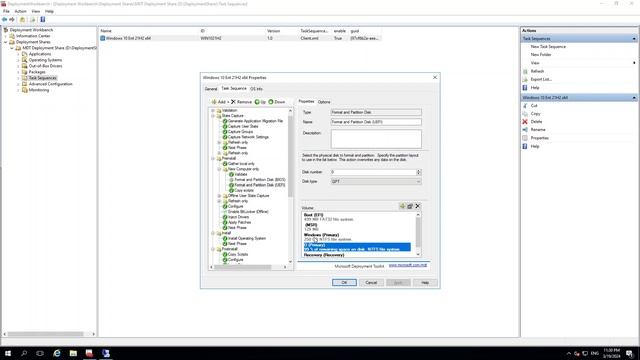 Microsoft Deployment Tool (MDT) - Partition Configuration смотреть онлайн