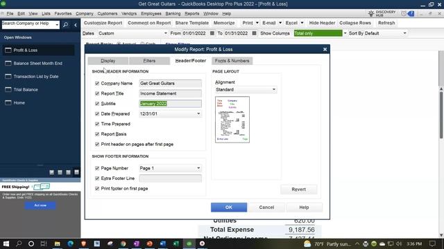 Month One Reports 7320 QuickBooks Pro Plus Desktop 2022 смотреть онлайн