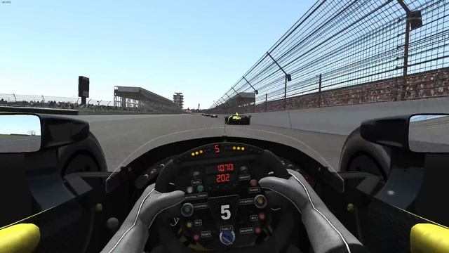 rFactor 2 - Dallara DW12 Indycar at Indianapolis Motor Speedway [Race] смотреть онлайн