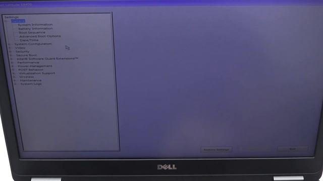 DELL Latitude E5470 how to change BIOS from Legacy to UEFI 4K смотреть онлайн