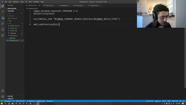 Porting C++ terminal project to Windows Visual Studio using CMake смотреть онлайн