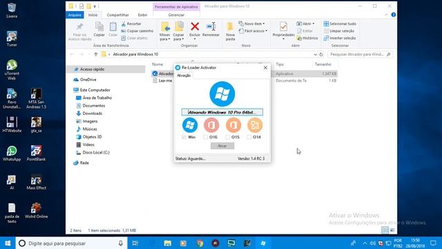 🔴 #Ativador do win10 pró 32 bits e 64 bits. смотреть онлайн