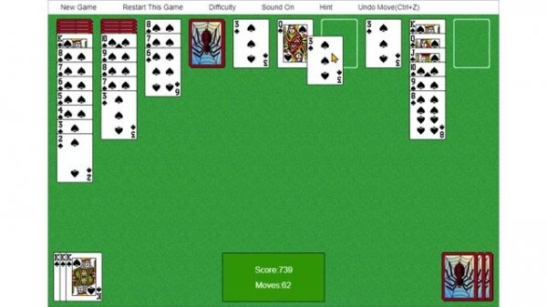 Пасьянс Паук Windows 3.0 ИгроУтка Браузер Mirillis Action!