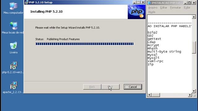 instalando e configurando php no windows 2003 смотреть онлайн