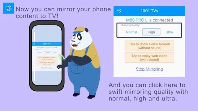 [2024] Mirror screen from Android device to TV/PC/Mac - 1001 TVs смотреть онлайн