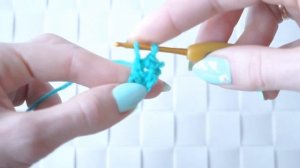 Декоративный шнур широкая гусеничка крючком