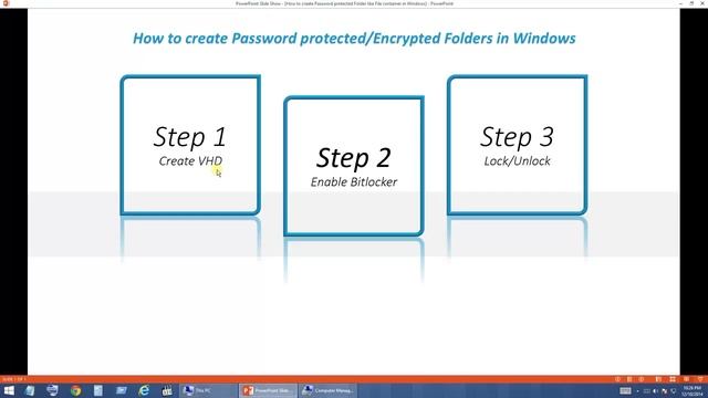Password protect encrypt Files Folder in Windows смотреть онлайн