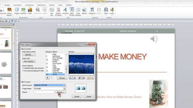 Microsoft PowerPoint 2010 Video 55 Photo Albums смотреть онлайн