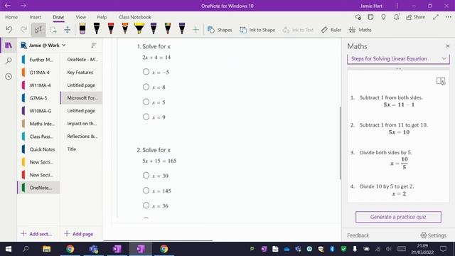 OneNote in Maths - Key Features смотреть онлайн
