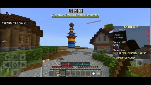 How To Play Hypixel In Minecraft Pe | Hypixel Skyblock🔥2023 | MCPE V1.19.50 смотреть онлайн