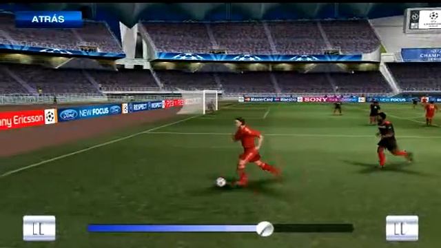 Golaço de bicicleta no PES 2012 Android смотреть онлайн