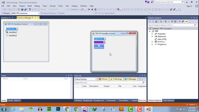 054 - F - Change C# CheckBox CheckState смотреть онлайн
