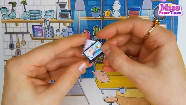Toca Life World: Aesthetic House Design / how to make a computer for Toca Boca Paper Doll смотреть онлайн