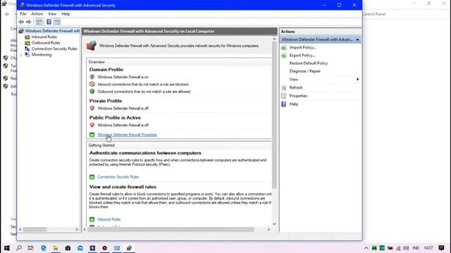 Cara Menonaktifkan Windows Defender Firewall смотреть онлайн