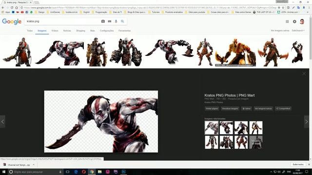 Parte #2 - Criando arte para canal do Youtube смотреть онлайн