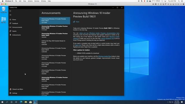 Windows Insider Preview 19635 смотреть онлайн