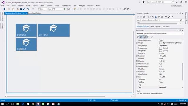 How to design Login Form and Dashboard ( School Management System) in C# смотреть онлайн
