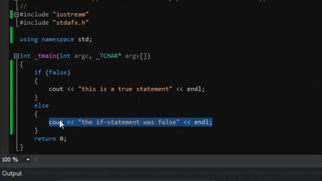 C++ if-else-statement смотреть онлайн