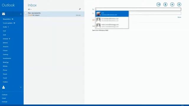 Windows 8 1 Mail Edit Autocomplete Email Addresses смотреть онлайн