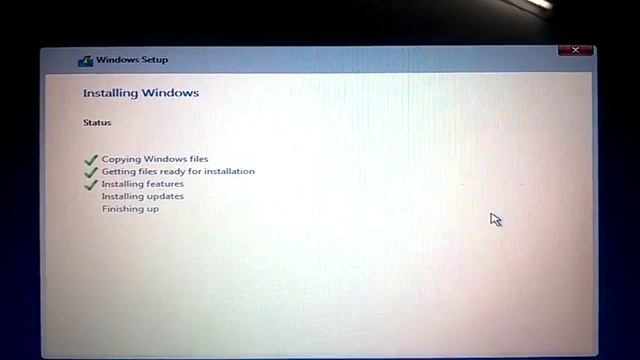 Demo Of Instant Window 10 64 Bit Installation
