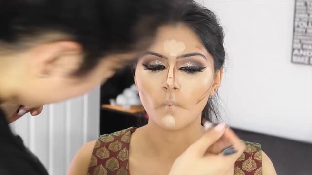Indian/Bollywood/South Asian Bridal Makeup | Start to Finish | Mona Sangha смотреть онлайн