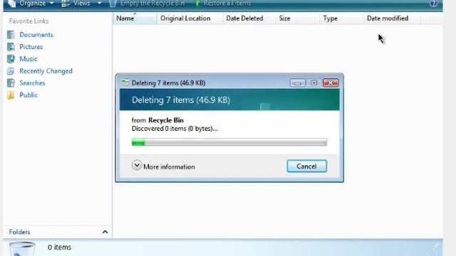deleting system files on Windows vista смотреть онлайн