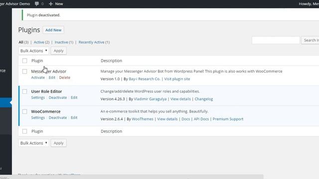 How to delete Messenger Advisor Plugin смотреть онлайн