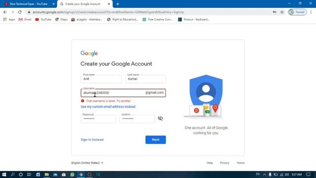 Google account kaise banaye computer per | how to make google account/id on computer. смотреть онлайн