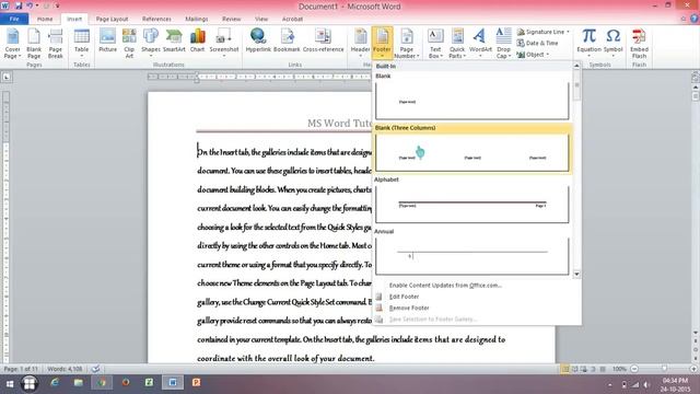 Create Header & Footer Windows 8.1 смотреть онлайн
