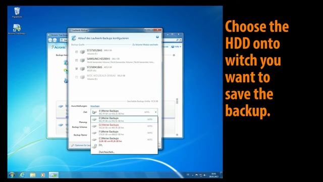 Make a backup with Acronis смотреть онлайн