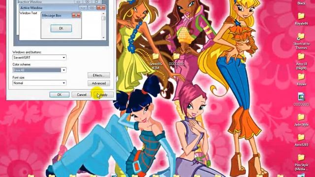 Windows XP Themes IBall XP and WIndows 7 смотреть онлайн