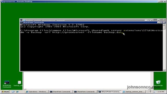 SharePoint - Backup and Restore смотреть онлайн