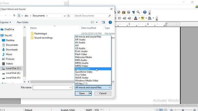 Open Office Writer Media Player смотреть онлайн