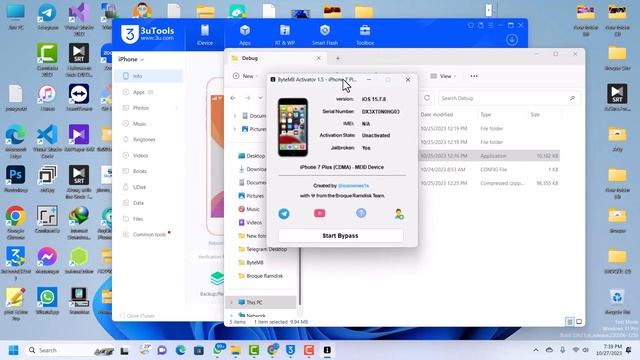 How To Bypass Icloud Activation Lock With Bytem8 Activator For Free Supported All IOS Version 12-16