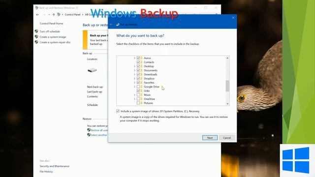 Windows system image backup смотреть онлайн